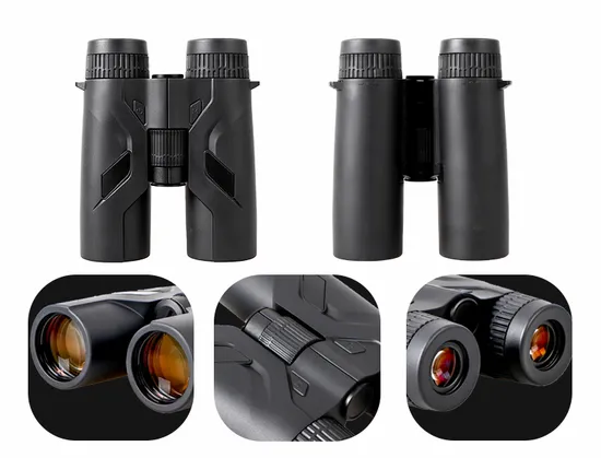 Nutrek Optics 10X42 Binocular Medidor de distancia láser Telémetro para caza de golf