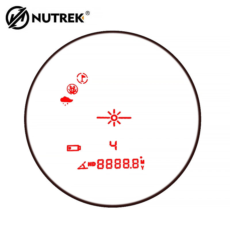 Nutrek Optics Long Distance OLED Lightweight Rangefinder 1200m Golf Measure Hunting Hunter Scope